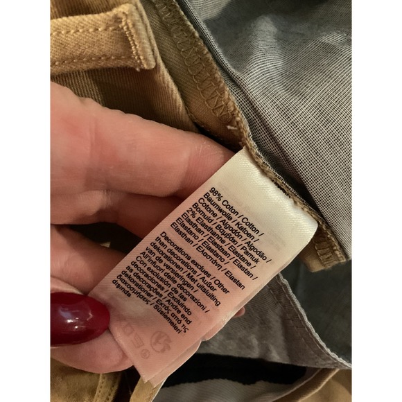 LACOSTE Men's Slim Fit Chino Pants Beige Cotton Blend Size 40x32 - Picture 7 of 9